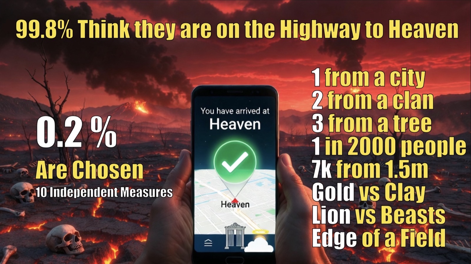 A highway to heaven — or hell? The road you're on may not lead where you think.