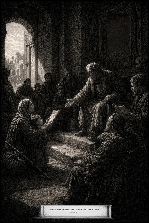 Justice and Judgment — chapter plate